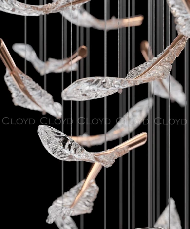 Потолочная люстра каскадная Cloyd Aeria 1686 60002