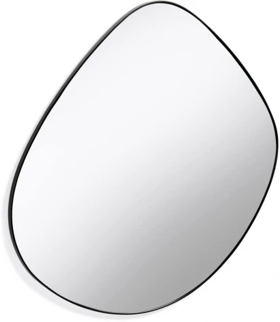 Настенное зеркало La Forma (ex Julia Grup) Anera (Черный/ Металл,Сталь,Стекло,МДФ)