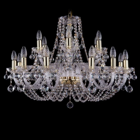 Подвесная люстра Bohemia 1406 1406/12+6/300/G/Balls