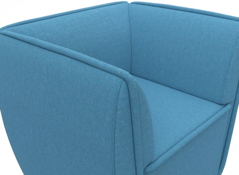 Кресло Бергамо (Голубой/Рогожка) Лига Диванов арт.125627