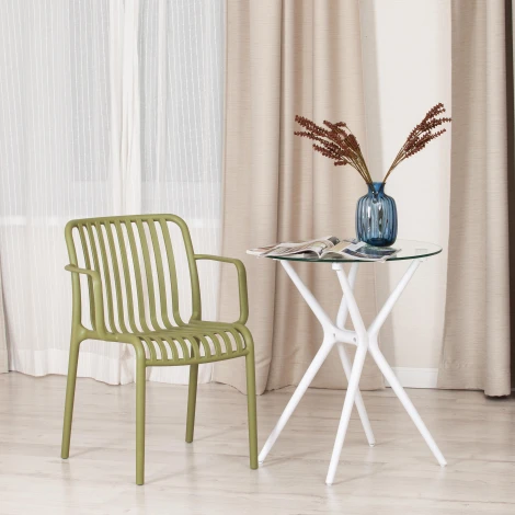 Обеденный стул Tetchair LANCASTER (Пластик/Зеленый) 19406