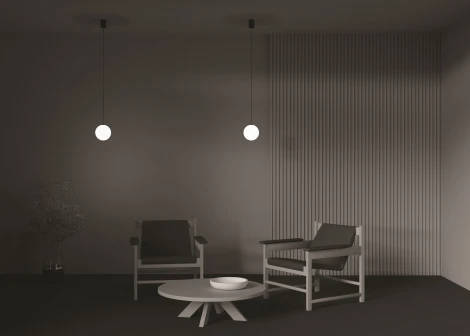 Подвесной светильник LUNA 4000K 1x5Вт 360° LED Maytoni Technical P039PL-5W4K-10-B