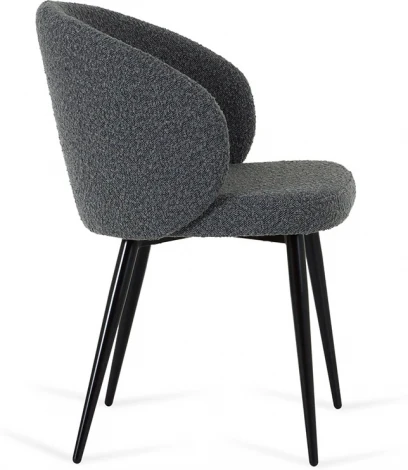 Стул Emma ОГОГО Обстановочка! (Металл,Букле/Темно-серый) арт.923233