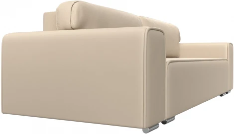 Диван прямой Лига-029 (Бежевый/Экокожа) Лига Диванов арт.121031