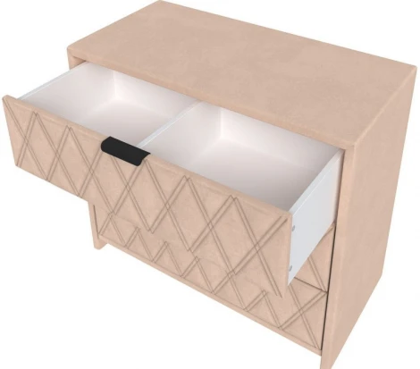 PROxSON Комод Side (Ткань: Велюр Casa Бежевый) 94x45