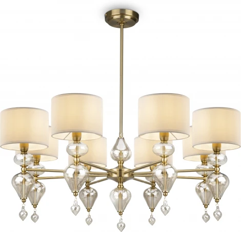 Потолочная люстра на штанге Freya Raise FR5369CL-08BS (220V)