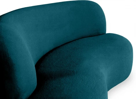 Диван Patti 1900 ОГОГО (арт.853246), (Мех/Бирюзовый)