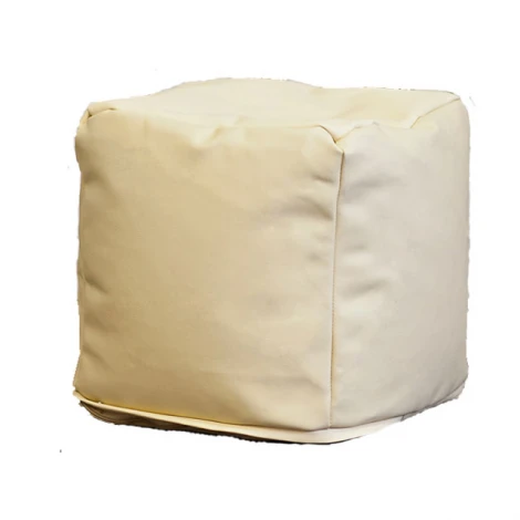 Пуфик Dreambag Куб Светло-Бежевый ЭкоКожа (Классический) 3911001