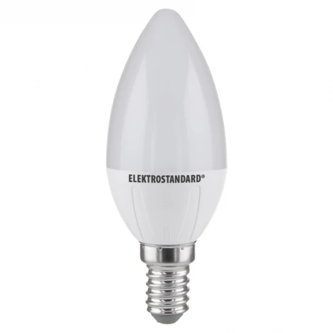 Лампочка светодиодная белая свеча E14 6W Elektrostandard СD LED 6W 3300K E14