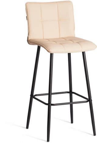 Барный стул Bari/Бари Tetchair (Металл,Экокожа/Бежевый) арт.24909
