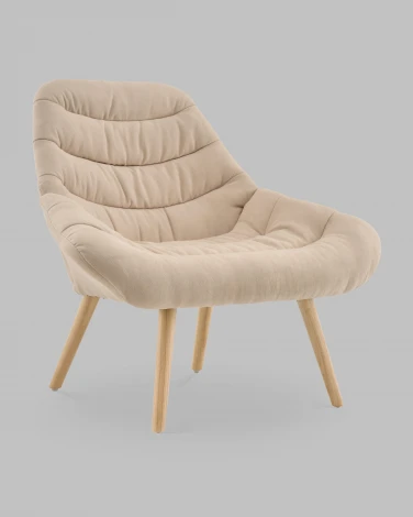 Кресло Олби Страйпс бежевый Stool Group арт.УТ000040103