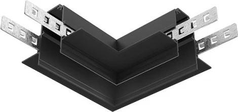Коннектор угловой Exility встраиваемый черный (магнитный) Maytoni Technical TRACL034-42B-R