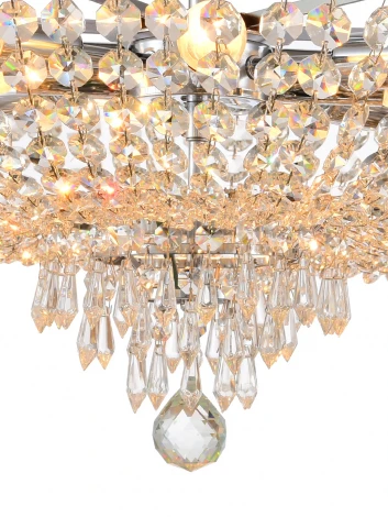 Потолочная люстра Natali Kovaltseva Rococo 81407/8C CHROME