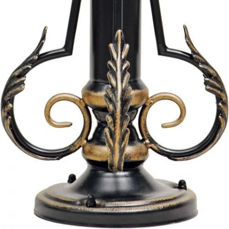 Наземный фонарь Кузнечное дело Ретро 27-001-ЧЗ (220V, ковка, под старину, IP54)