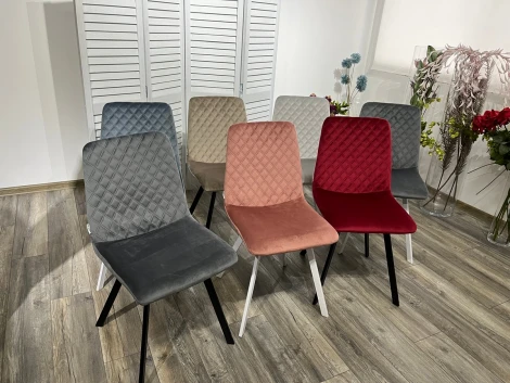 Обеденный стул M-City DAIQUIRI BLUVEL-40 BEIGE, велюр