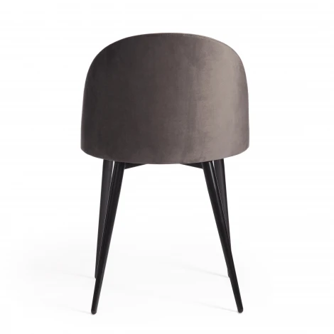 Стул MONRO (mod. 710) темно-серый barkhat 14/черный (ткань/металл)