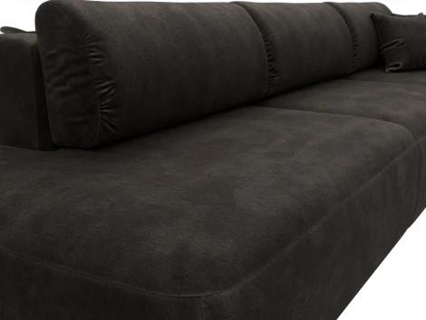 Диван прямой Лига-036 НПБ Модерн Лонг подлокотник справа Лига Диванов (Велюр) арт.127688