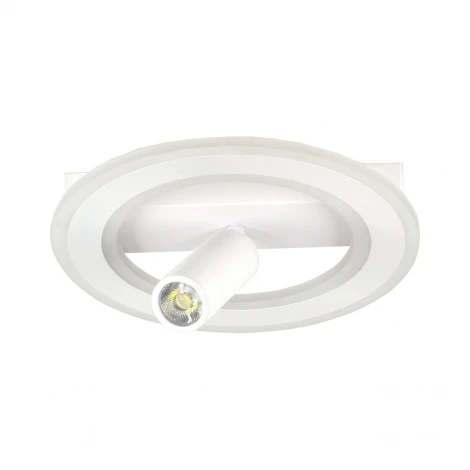 Настенно-потолочный светильник со спотом Escada 20045SMA/01LED WH LED 26W 4000K белый