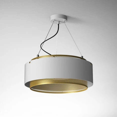 Подвесной светильник Casing 38 белый ImperiumLoft Casing01 (189561-26) (LED, 220V, на тросе, круглые, кольцо)