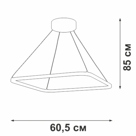 Подвесной светильник Vitaluce V04660-03/1S (LED, 220V, на тросе)