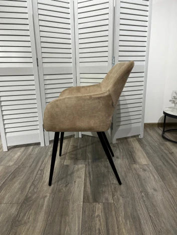 Стул M-City ALLY VBP-210 античный бежевый/ черный каркас