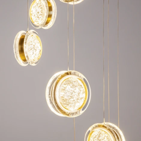 Подвесной светильник каскадный Maytoni Pharao MOD361PL-L58BS3K (LED, 220V, на проводе)