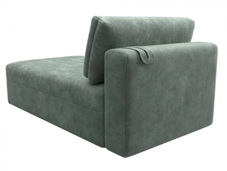 Модуль канапе Лига-060 НПБ (ЛДСП,Брус,Фанера,Велюр/Зеленый) Лига Диванов 129566