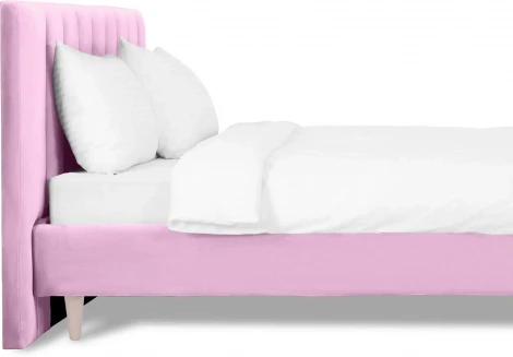 Кровать Queen II Sofia L 1600 ОГОГО (арт.577473), (Ткань/Сиреневый)