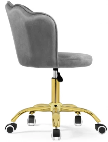 Компьютерное кресло Woodville Bud grey / gold 15538