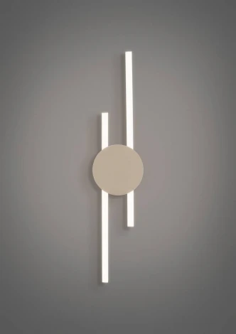 Настенный светильник светодиодный алюминий, песочный, белый Eglo Venticello 902126