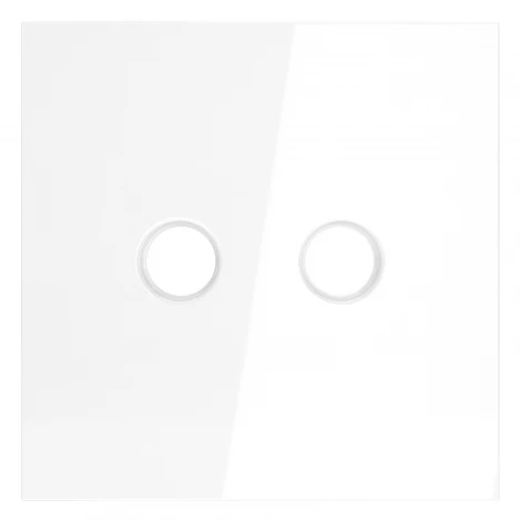 Накладка для розетки телевизионной оконечной TV+SAT Voltum S70 VLS001601 (белый глянцевый)