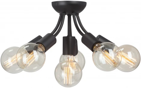 Потолочная люстра на штанге Vitaluce V3927-1/6PL, 6xE27 макс. 40Вт (220V)