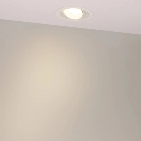 Встраиваемый светильник светодиодный MS-VORTEX-BUILT-R110-20W Warm3000 (WH-WH, 20 deg, 230V) (Arlight, IP20 Металл) 056565