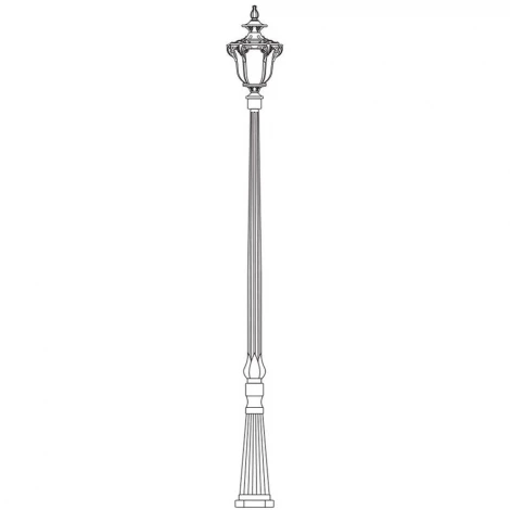 Наземный фонарь Feron Флоренция 11427 (220V, под старину, IP44)