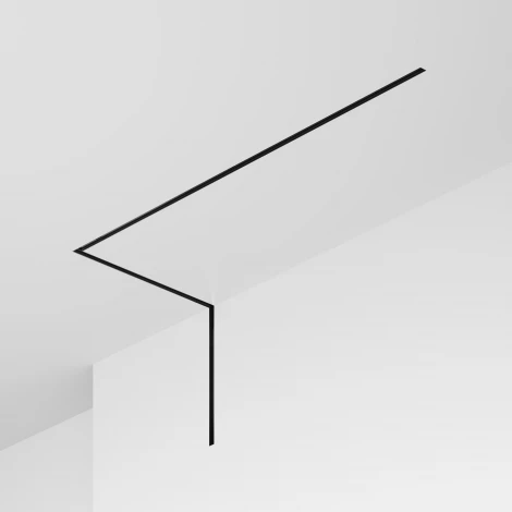 Уличный профиль 2м встраиваемый черный Maytoni Elasity IP O-TR002ED-P-B2M