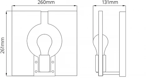 Бра Feiss Ludlow QN-LUDLOW1-PN (220V)