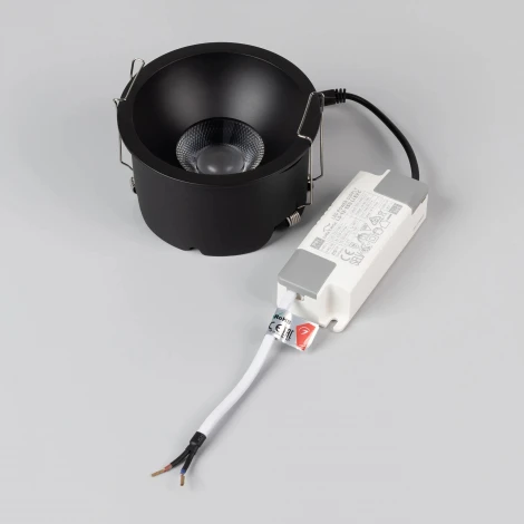 Встраиваемый точечный светильник MS-HARBOR-R106-15W Warm3000 (BK, 24 deg, 230V) (Arlight, IP20 Металл) 050181 (LED)