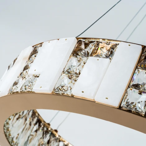 Подвесная люстра светодиодная с регулировкой цветовой температуры Modelux MODELUX ML.6985.600P GD