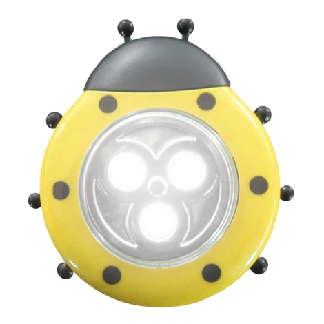 Ночник Uniel DTL-354 Божья Коровка/Yellow/3LED/3AAA