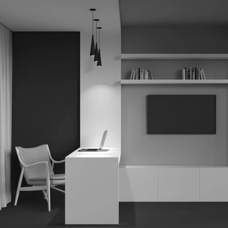 Подвесной светильник Nevill GU10 1x40Вт Maytoni Technical P318PL-01B (220V, на проводе)