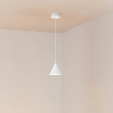 Подвесной светильник светодиодный SP-MAKOTO-R180-10W Warm3000 (WH, 36 deg, 230V, TRIAC) (Arlight, IP20 Металл) 057205