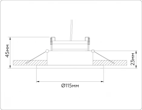 Встраиваемый точечный светильник Ambrella TECHNO SPOT TN51913 (220V, круглые)