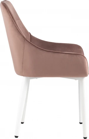 Стул Диана велюр пыльно-розовый ножки белые 4 шт Stool Group (арт.УТ000037409)