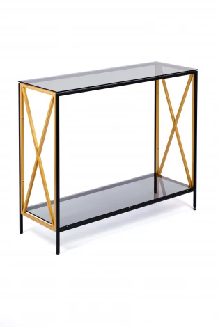 Консольный стол AllConsoles 1031-CB_G grey черный муар, золотой