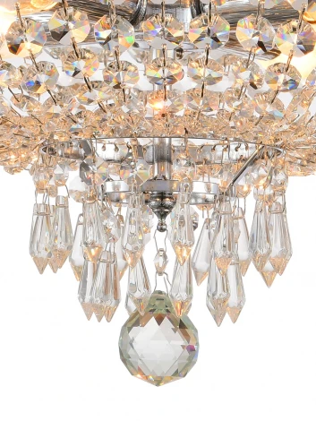 Потолочная люстра Natali Kovaltseva Rococo 81407/4C CHROME