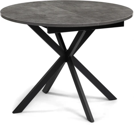 Деревянный стол Woodville Сурео 2 камень темный / черный 514790