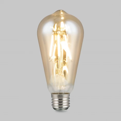 Лампочка светодиодная E27 6 Вт 620 lm 2800K теплое желтое свечение Voltega Loft LED 5526