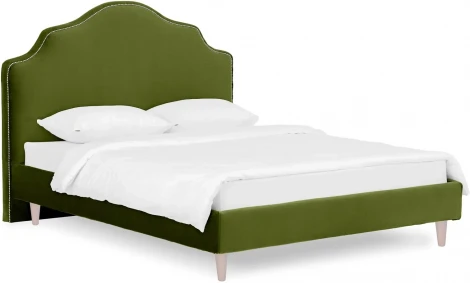 Кровать Queen II Victoria L 1600 ОГОГО (арт.652873), (Ткань/Темно-серый)