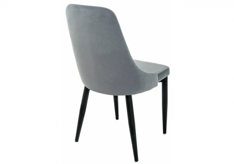 Стул Woodville на металлокаркасе Kora gray / black 15097