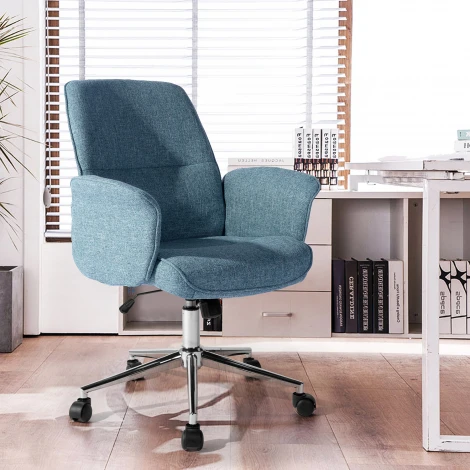 Стул офисный Simona голубой УТ000003615